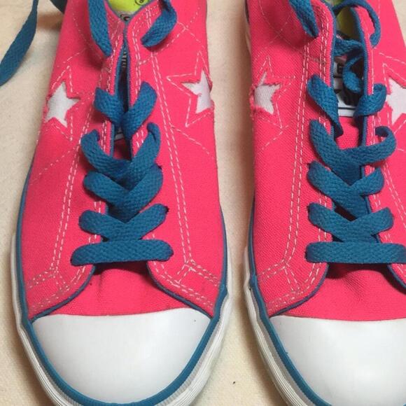 🍁Converse One Star Sneakers pink size 6 - Picture 6 of 8